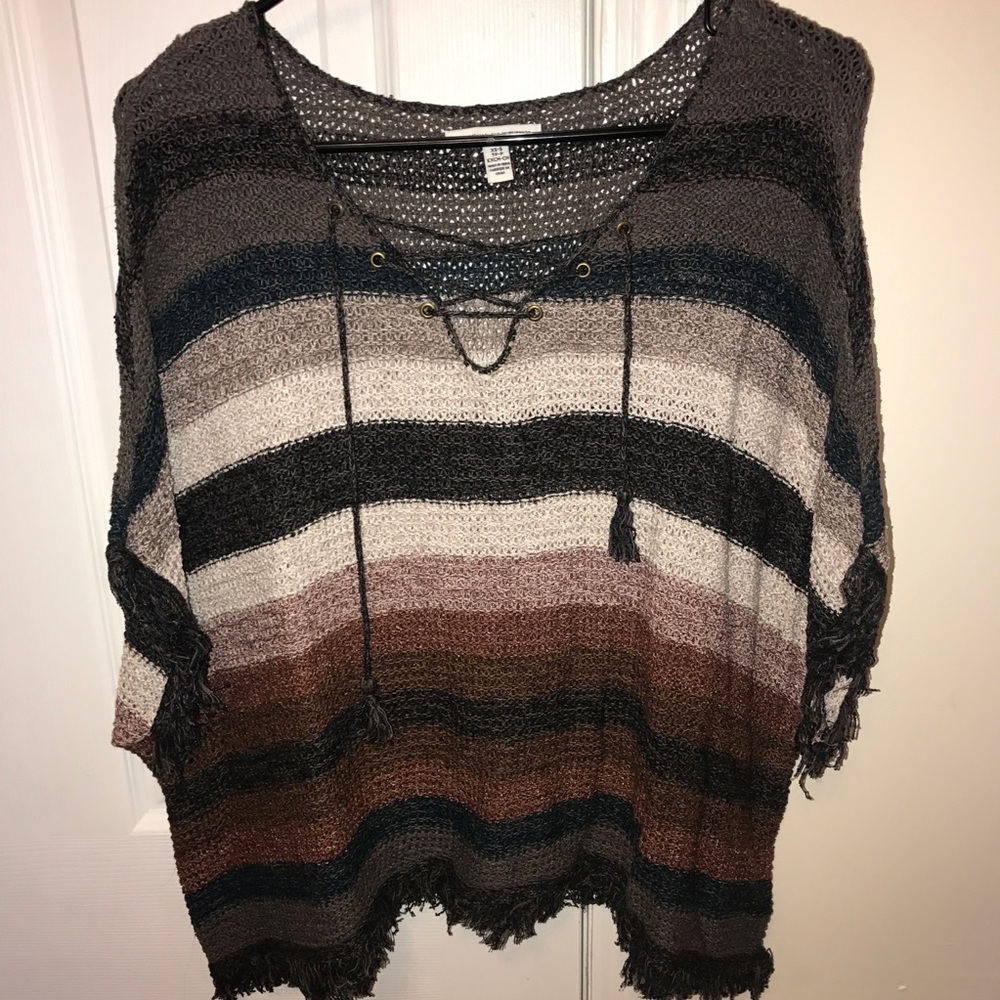 Fringed Sweater